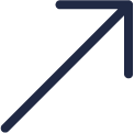 Icono de flecha diagonal en color azul oscuro.