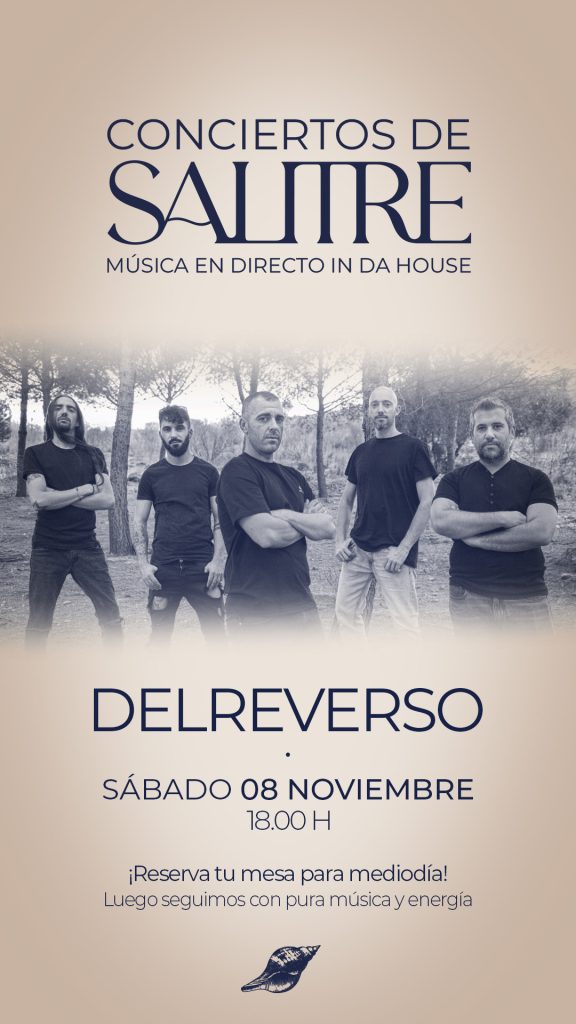 Cartel promocional de actuación musical en Salitre.
